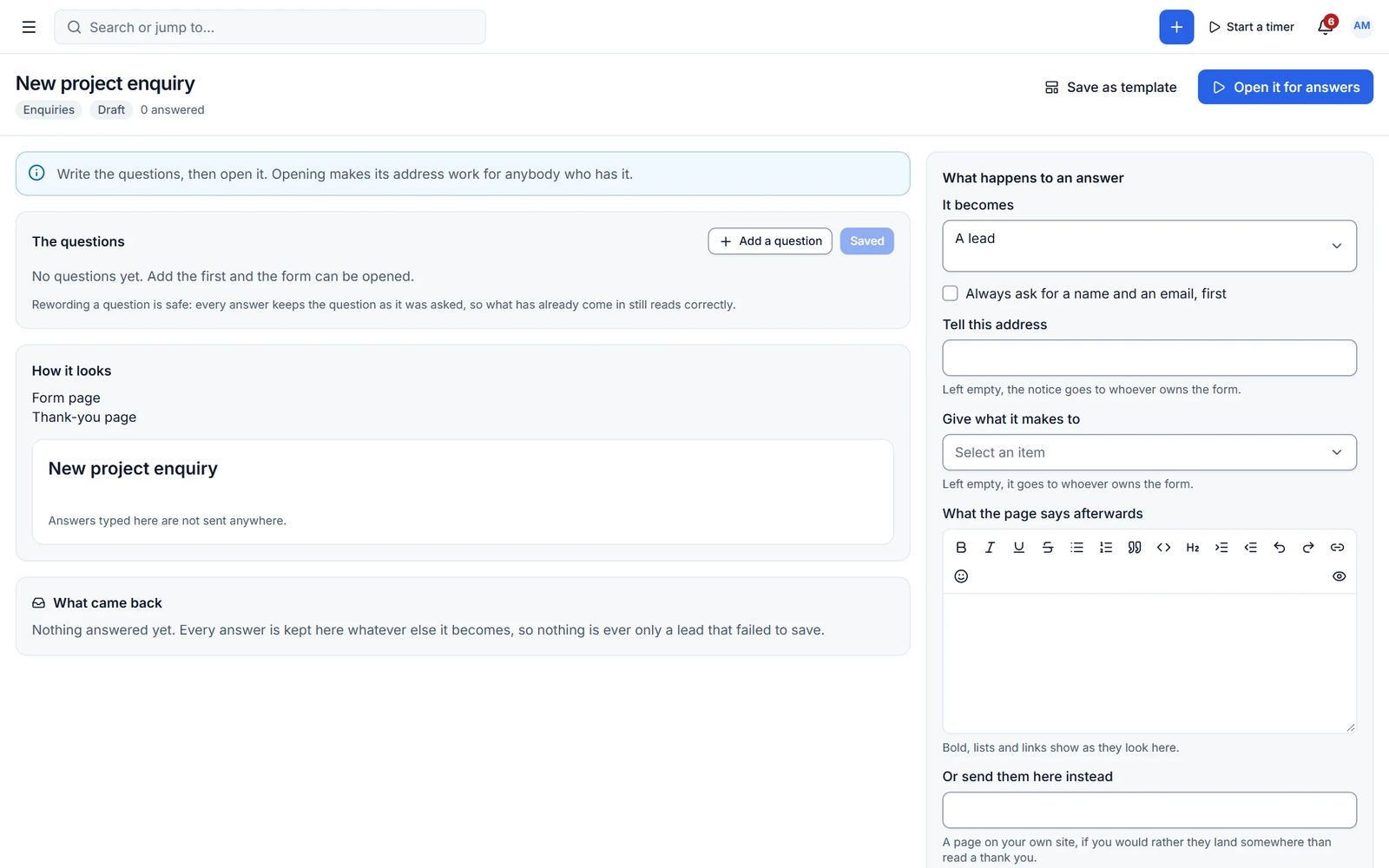 Form builder